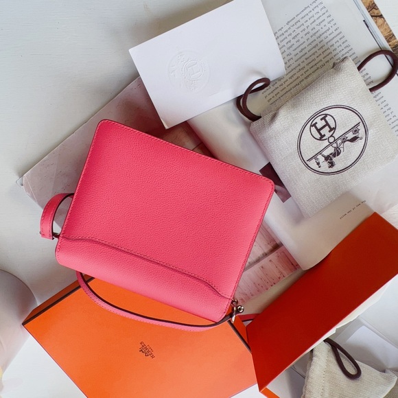 Hermes Roulis Mini Silver Bag 8W - Picture 3 of 9